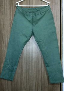Green Casual Pants