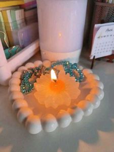 6pieces Flowers Candle