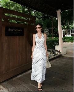 Zara Satin Polka Dress