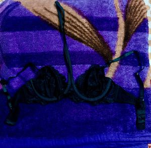Black Lace Bra