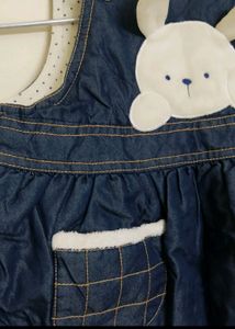 Girls Denim Frock For winters