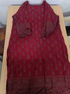 Cotton Foil Print Kurta