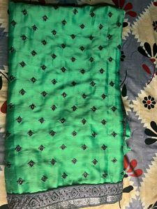 Heavy Saree With Stitched Blouse