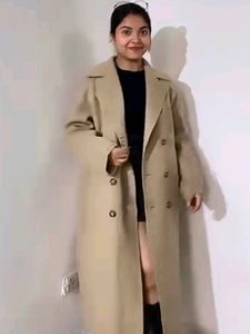 SYSTEM Trendy Overcoat Beige