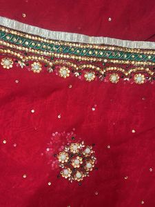 Red BRIDAL (DULHAN) Dupatta