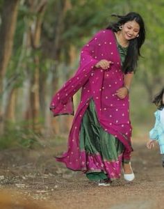 Matching Mummy And Baby Lehnga