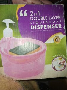 2-in-1 Soap Dispenser with Sponge