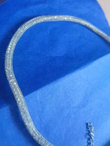 Silver Stone Choker /Necklace