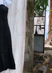 I. Black long dress