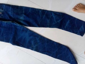 Dark Blue Denim Jeans