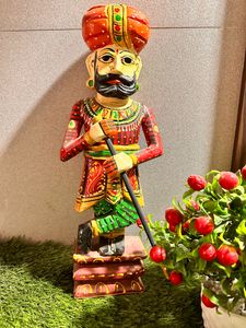 Vintage Decor Wooden Figurine Set