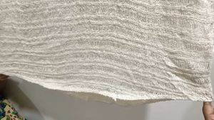 Beige Textured Knit Top