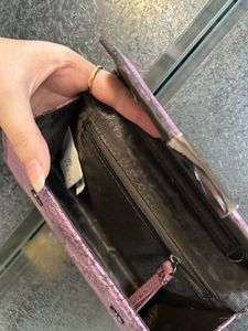 Caprese Snakeskin Clutch Wallet