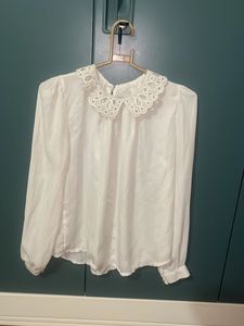 White Casual Top