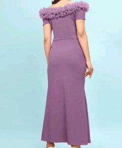 Elegant Purple Maxi Dress