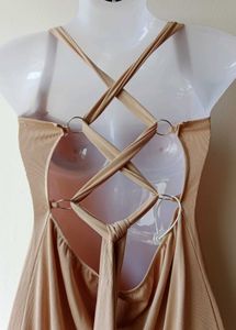 Elegant Backless Maxi Dress