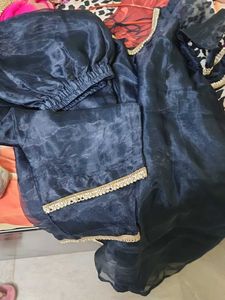 Elegant Navy Blouse