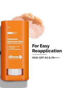 The Derma Co Hyaluronic Sunscreen Stick SPF 60
