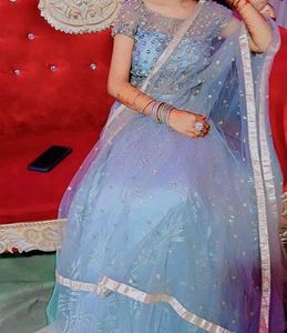 Elegant Blue Lehenga Choli