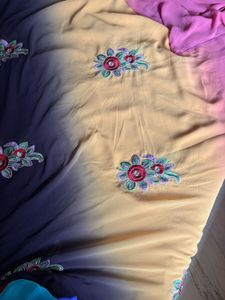 Ombre Floral Saree