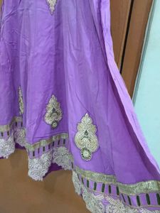 Anarkali Suit With Collar A- Line Neck