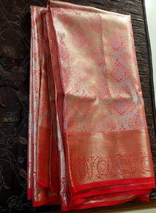 One Gram Gold Original Heavy Banarasi Silk Saree