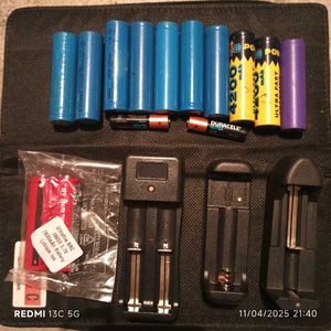 10set Batteries & Chargers