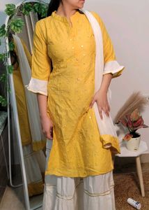 Festive Suit Set With Dupatta For Women