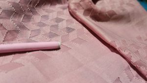 Pink Textured Fabric