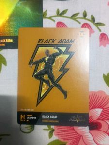 Limited Edition Black Adam DC Hybrid Trading Cards