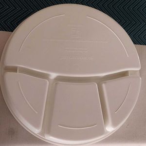 Divided Dinner Plate With Free Boxes