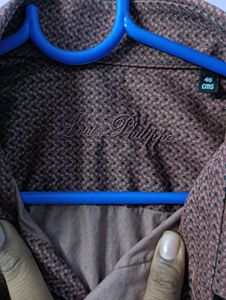 Louis Philippe Patterned Casual Shirt