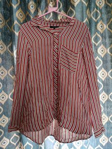 Stripped Women Shirt