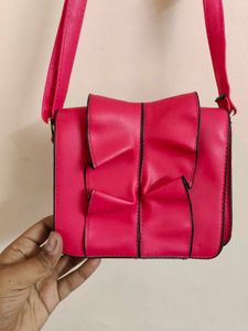 Sling Bag Rose Colour For Women.