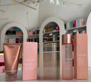 Medicube Face Toner and collagen night w