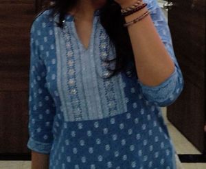 Gerua Blue Kurti 🦋💙