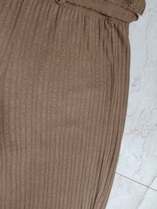 Ribbed Wide Leg Pants