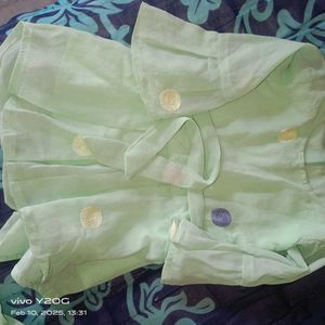 Silk Dress Top And Bottom Wear For Kids,