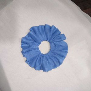 Fluffy Georgette Scrunchies...Pack Of 8