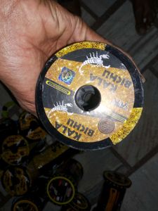 Black Bichu Manja With Silver Chip   Brand New