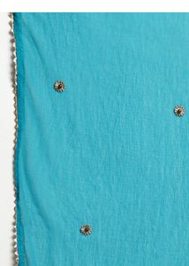 Teal Embroidered Kurta Set