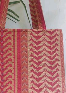 Handmade Crafted &amp; Woven Tote Bag