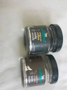 mcaffeine body butter and scalp scrub