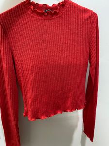 SHEIN RED CROP TOP😍