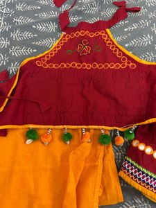 Navratri Lehenga Choli Set In Excellent Condition