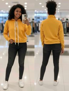 Coller Mustard Hoodie Sweatshirt