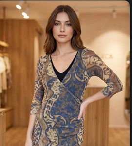 Beautiful imported Mesh Wrap Top - Unique Design