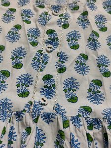 Floral Print Kurta