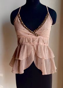 Special Price 🌷 Layered Ruffle Top with sequin