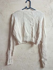 Trendy Women&#39;s Crop Cardigan Sweater